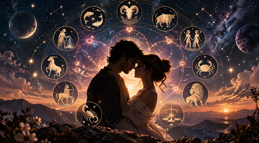 Compatibilité amoureuse entre les signes astrologiques Quels signes astrologiques sont faits pour s’aimer ?
